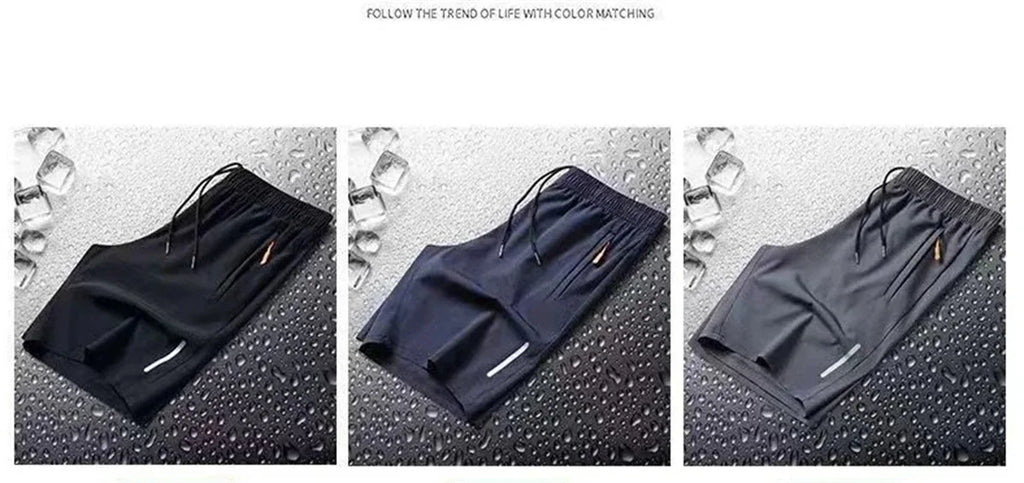 Exquisite Functional Sports Running Shorts Fitness Training Men's Quick Drying Ball Knee Length Pants Outdoor Jogging Sportswear