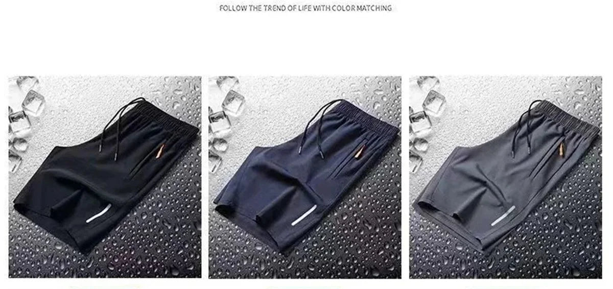 Exquisite Functional Sports Running Shorts Fitness Training Men's Quick Drying Ball Knee Length Pants Outdoor Jogging Sportswear