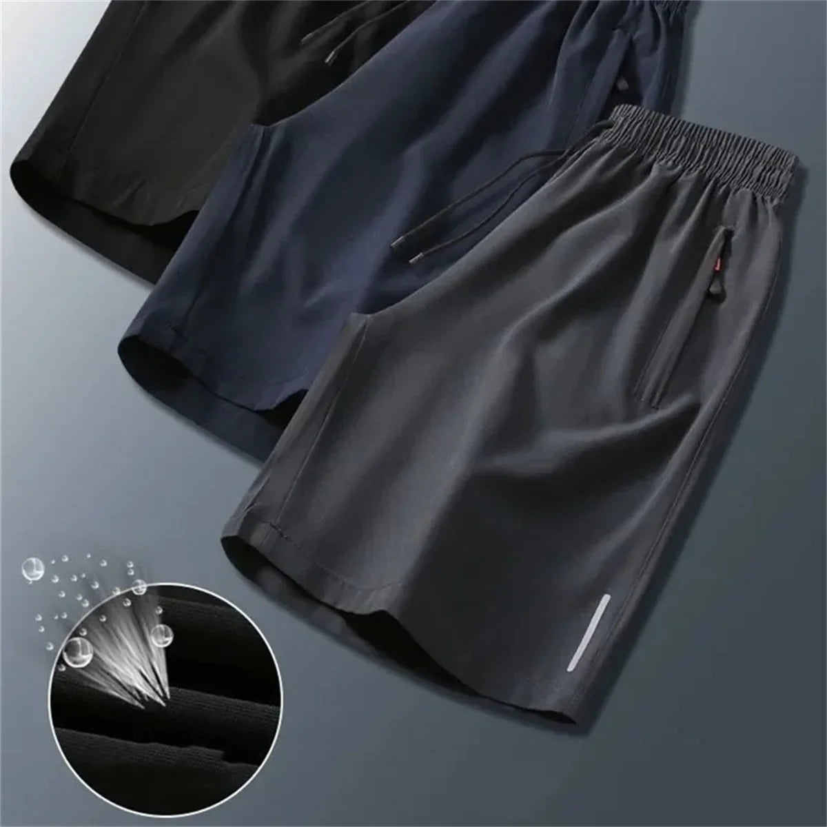 Exquisite Functional Sports Running Shorts Fitness Training Men's Quick Drying Ball Knee Length Pants Outdoor Jogging Sportswear