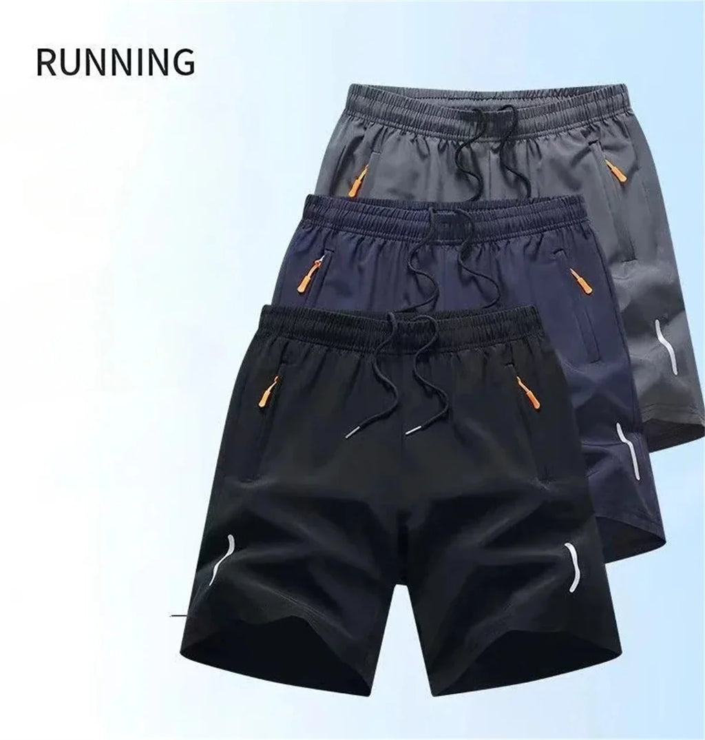 Exquisite Functional Sports Running Shorts Fitness Training Men's Quick Drying Ball Knee Length Pants Outdoor Jogging Sportswear