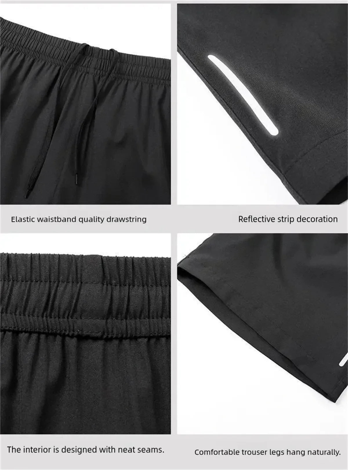 Exquisite Functional Sports Running Shorts Fitness Training Men's Quick Drying Ball Knee Length Pants Outdoor Jogging Sportswear