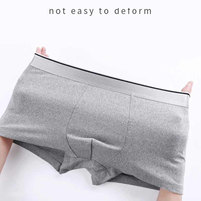 New Men's Underwears Men Panties Boxers Breathable Sexy Male Boxer Solid Underpants Comfortable Plus Size  Mens Underwear Boxers