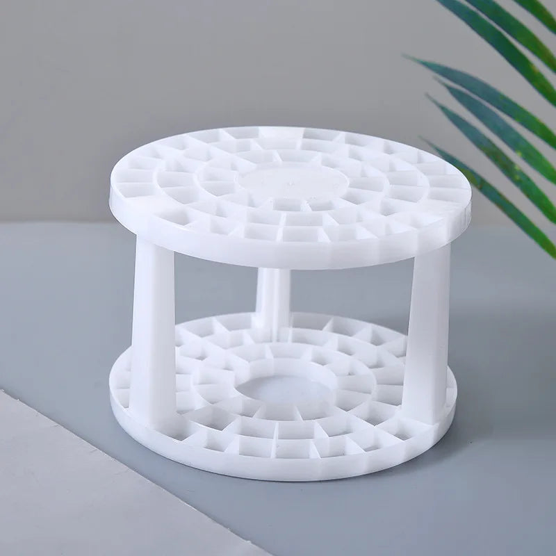 360° Rotate Makeup Brush Holder Organizer 5 Slot Multi-Purpose Desktop Storage Cup Holder Organizers Storage for Vanity Bathroom