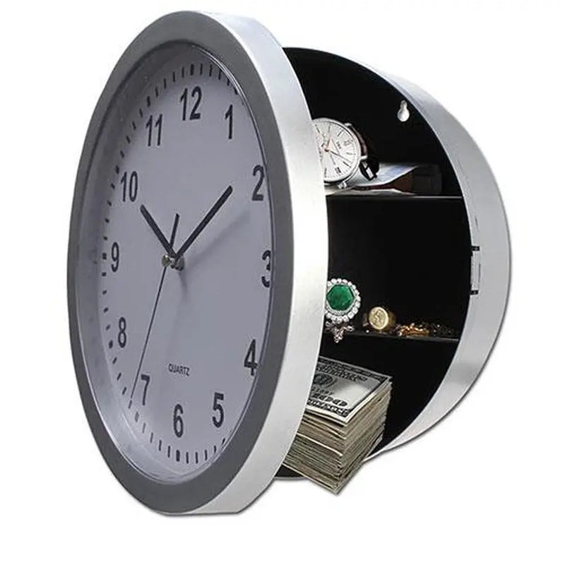 Creative Wall Clock Hidden Safe Box Sight Secret Compartment Hide Cash Jewelry Keys Valueables For Home Office Decoration Safe