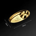 Stainless Steel Serving Tray Multi-purpose Snack Appetizer Dumpling Plate Household Kitchen Food Dish