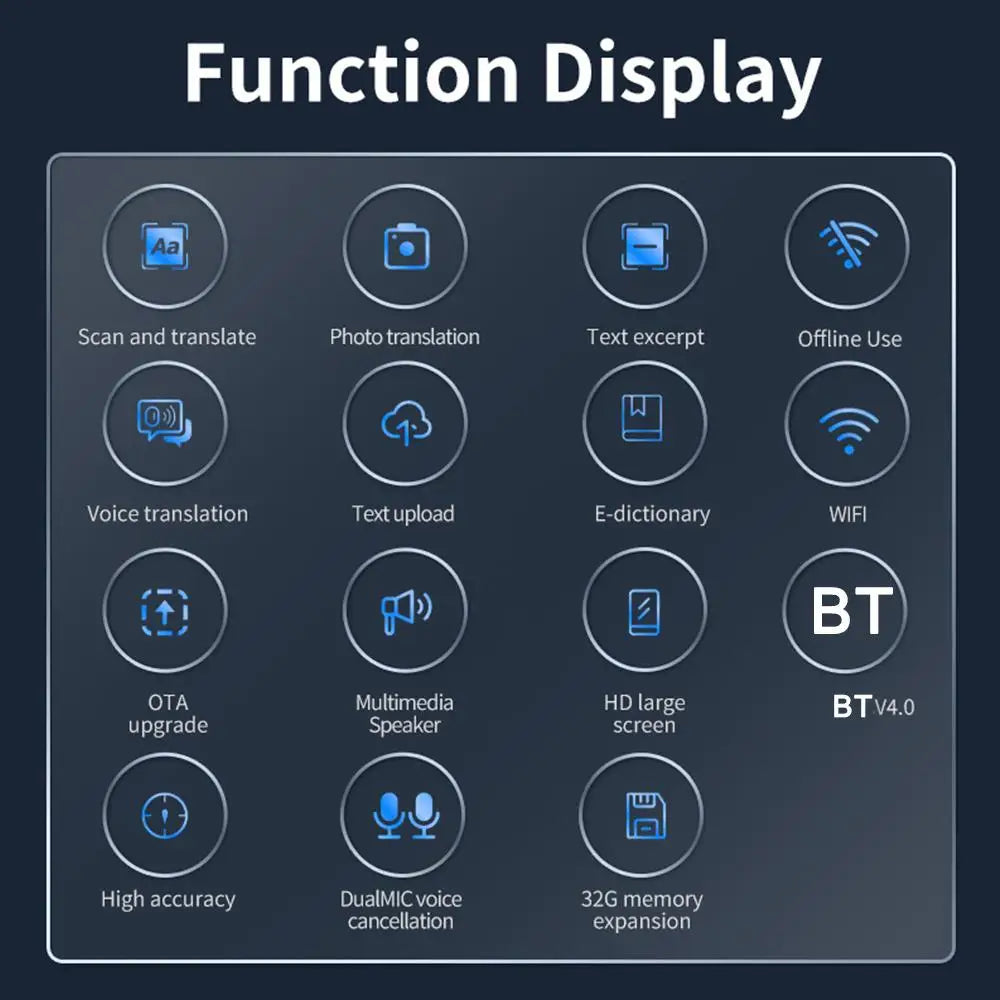 Intelligent Scanning Dictionary Pen Online Support  112 Languages Instant Smart Voice Translator For Teacher Student Studying