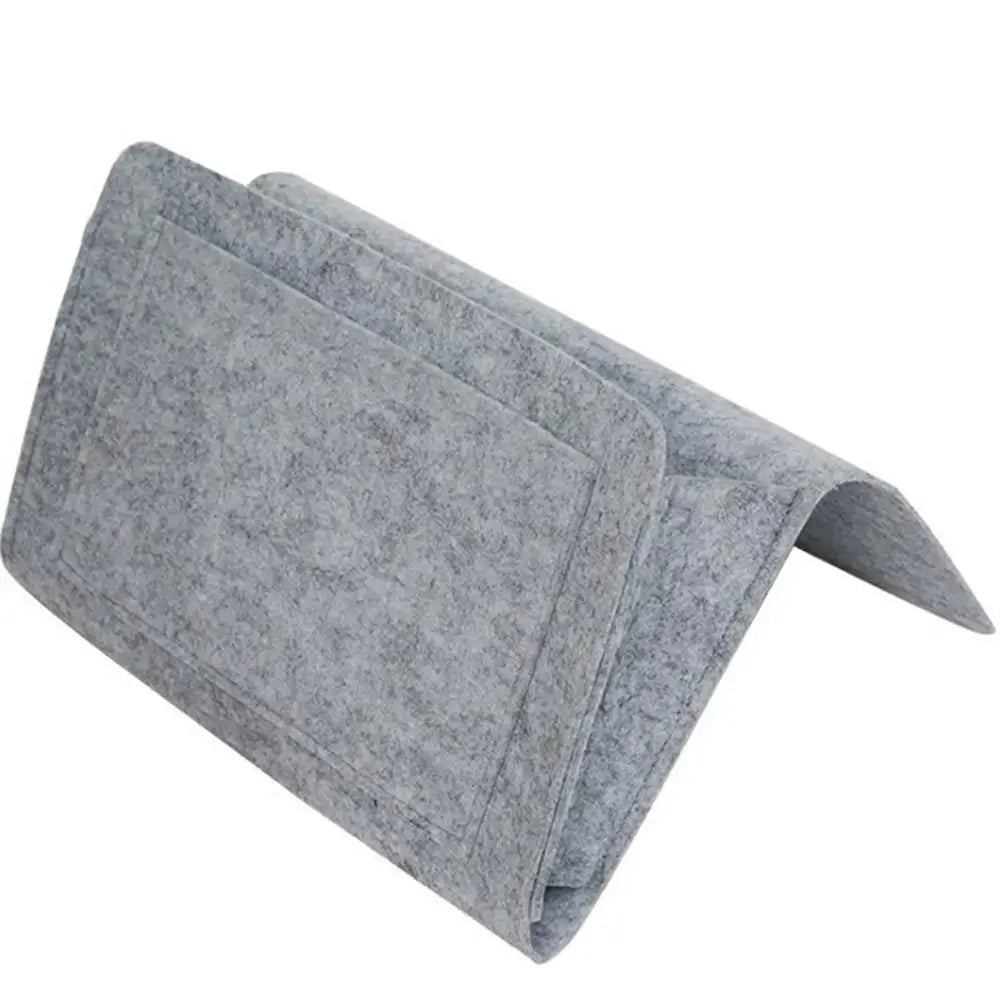 Felt Bedside Storage Organizer Phone Book Magazine Holder Pockets Hanging Storage Bag Baby Tissue Box For Bed Sofa Side Pouch