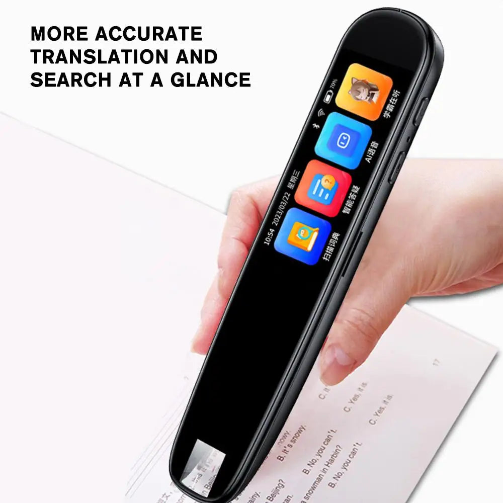 Intelligent Scanning Dictionary Pen Online Support  112 Languages Instant Smart Voice Translator For Teacher Student Studying