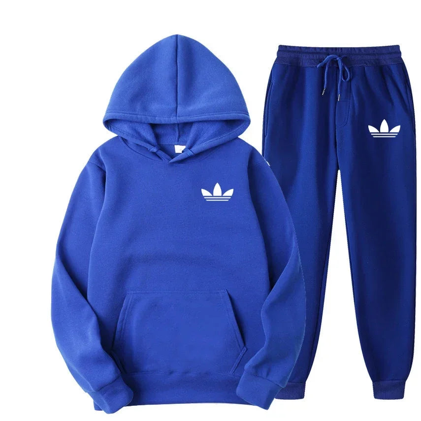 2026 model brand new men's outdoor casual sportswear set - American sports style hooded sportswear suit + casual sportswear pant