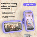 1pc Waterproof Mobile Phone Storage Box With A Rotatable Design, Suitable For Use In The Shower Or For Watching TV Programs