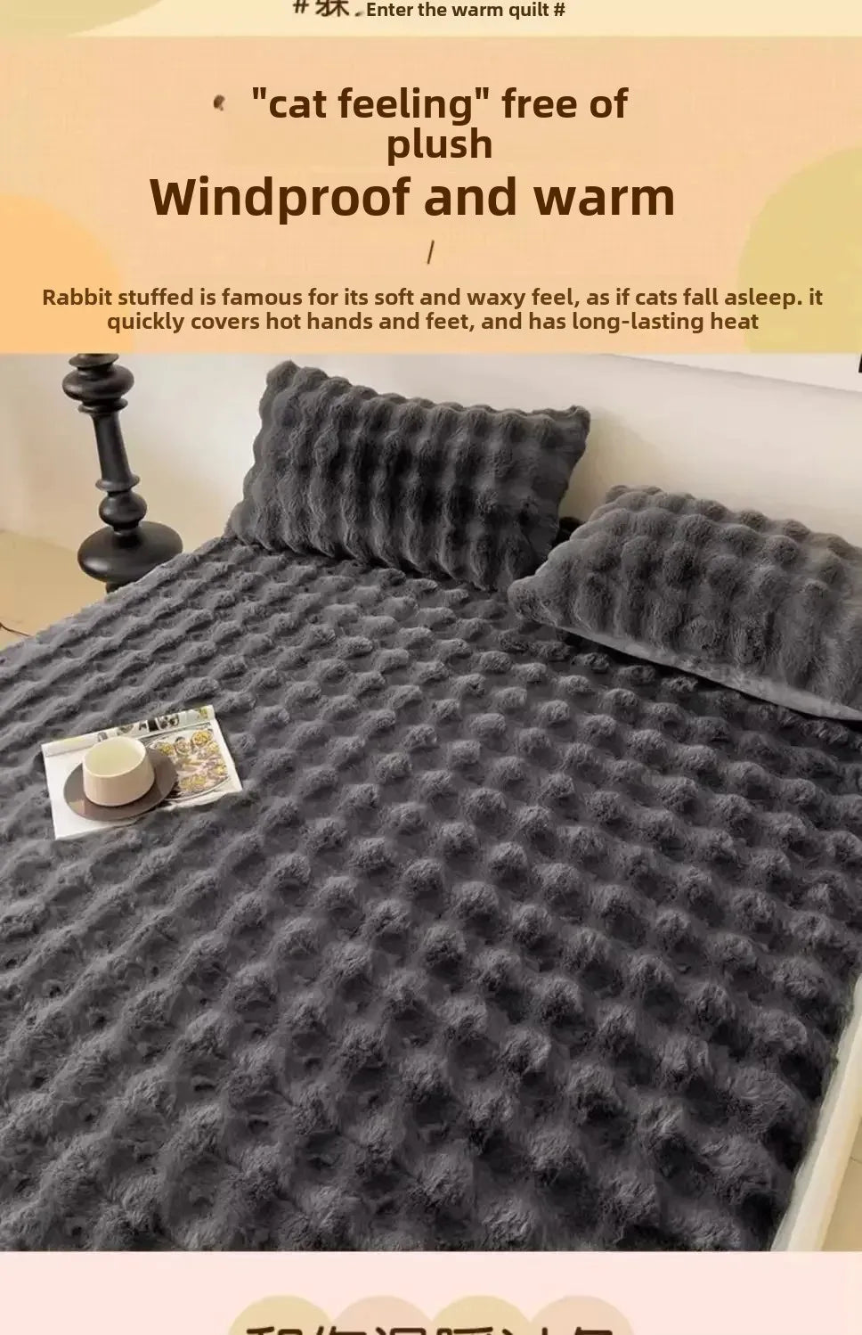 Winter Padded and Thickened 1pcs Pillowcases Home Textiles 48x74cm Solid Color High-grade 1 Pillow covers Home Decoration