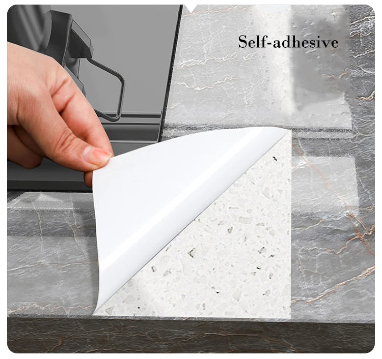 Kitchen Oil-Proof Film Stove Waterproof Moisture-Proof  Wallpaper Countertop Self-Adhesiv Cabinet Renovation Tile Marble Sticker