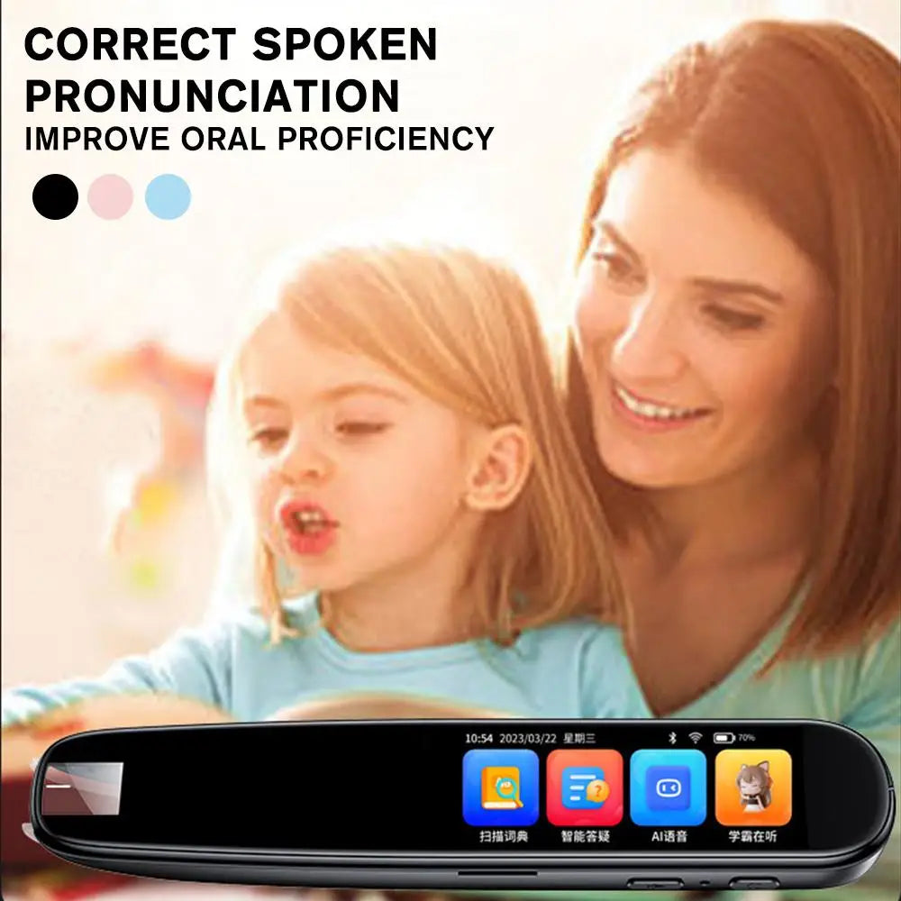 Intelligent Scanning Dictionary Pen Online Support  112 Languages Instant Smart Voice Translator For Teacher Student Studying