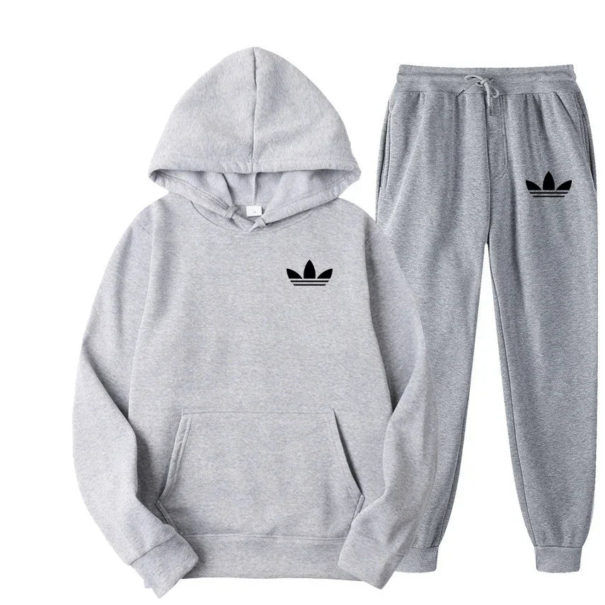 2026 model brand new men's outdoor casual sportswear set - American sports style hooded sportswear suit + casual sportswear pant
