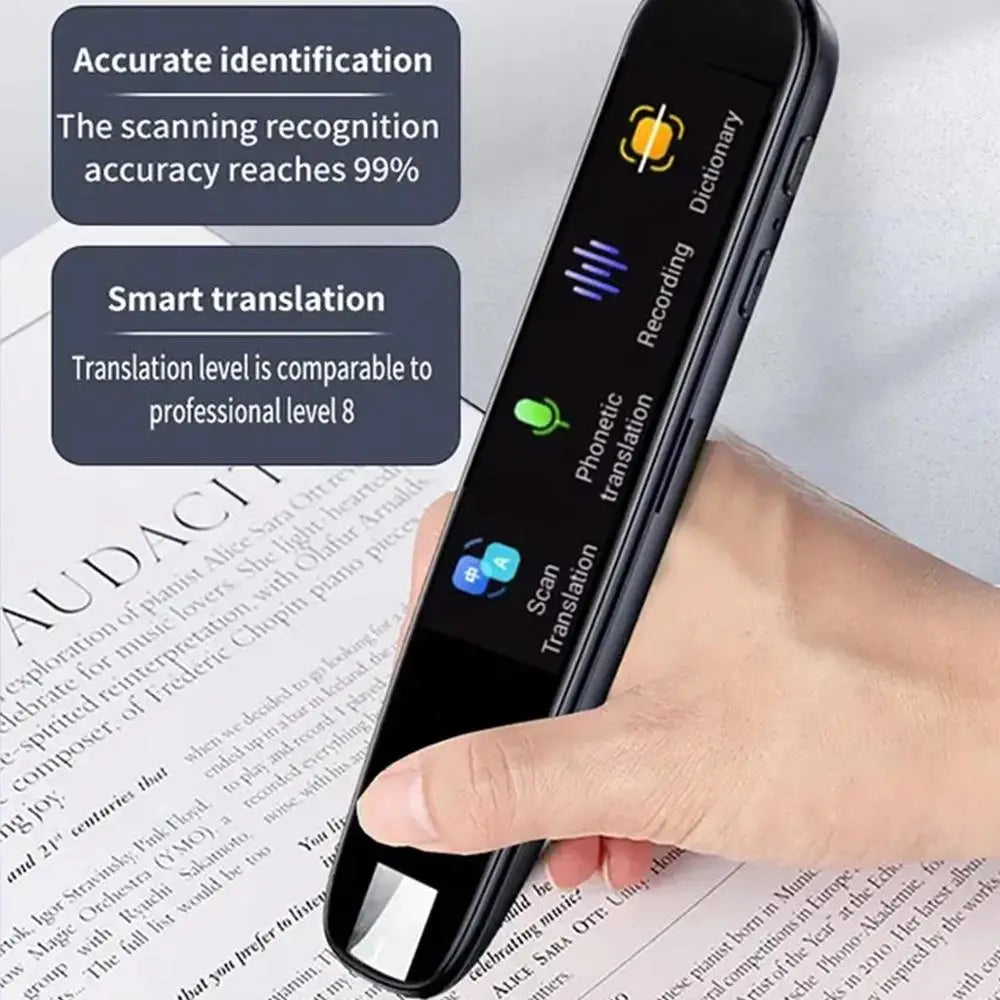 Intelligent Scanning Dictionary Pen Online Support  112 Languages Instant Smart Voice Translator For Teacher Student Studying