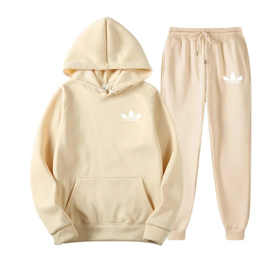 2026 model brand new men's outdoor casual sportswear set - American sports style hooded sportswear suit + casual sportswear pant