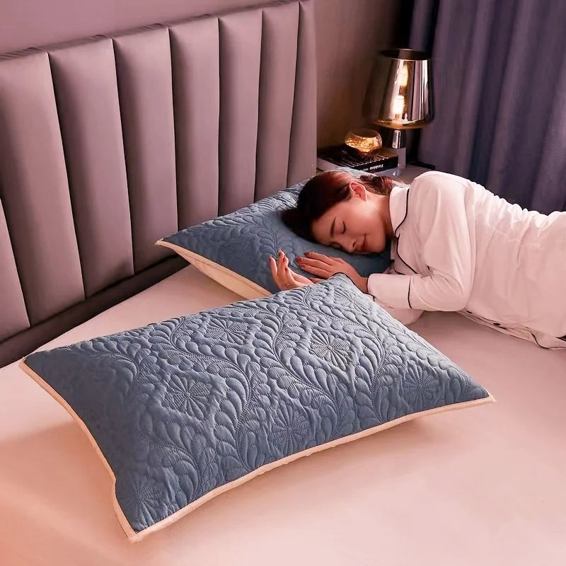 1PC Waterproof Pillowcase Anti Stain Machine Washable 48x74cm