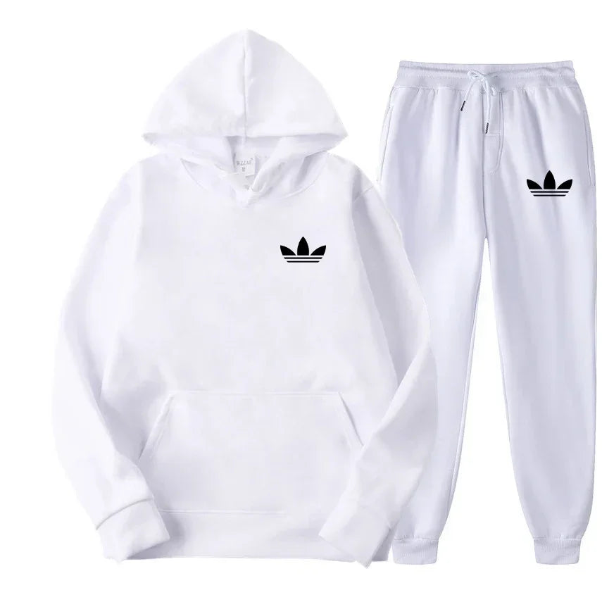 2026 model brand new men's outdoor casual sportswear set - American sports style hooded sportswear suit + casual sportswear pant
