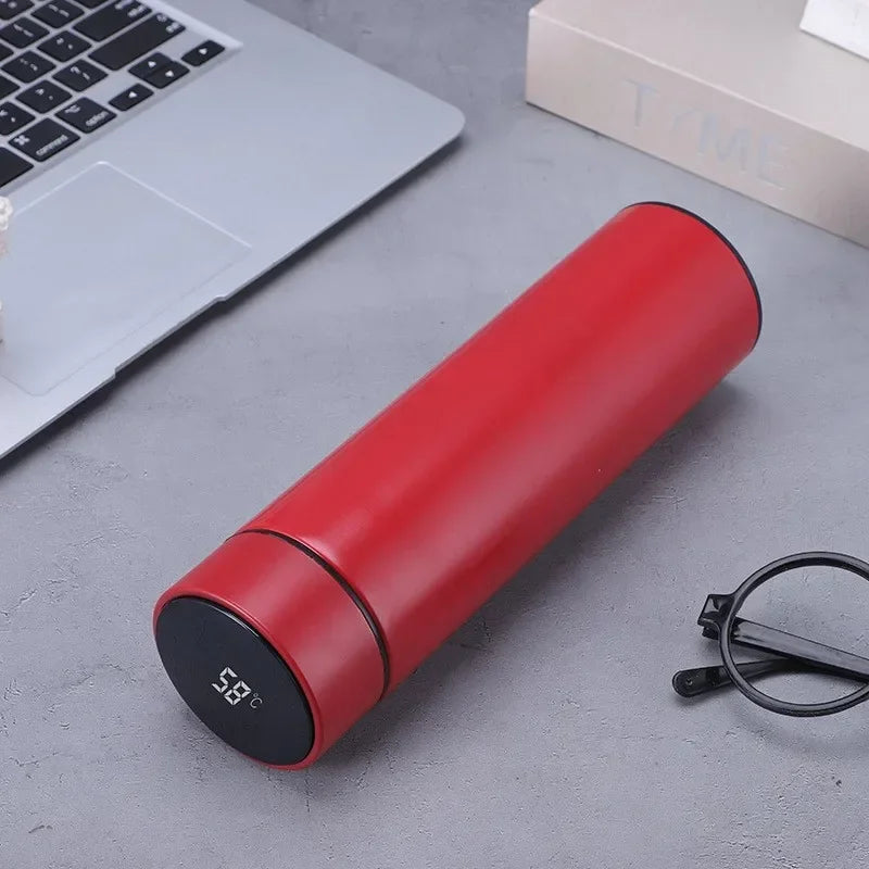 500ML Intelligent Temperature Thermos Bottle Stainless Steel Insulated Cup Portable Vacuum Flask Keeps Cold and Heat Thermal Mug